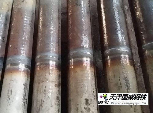 高溫再熱器過(guò)渡管|Ф57×9mm SA-213T91/SA-213TP347H組合焊接而成，管長(zhǎng)各300mm，總長(zhǎng)600mm
